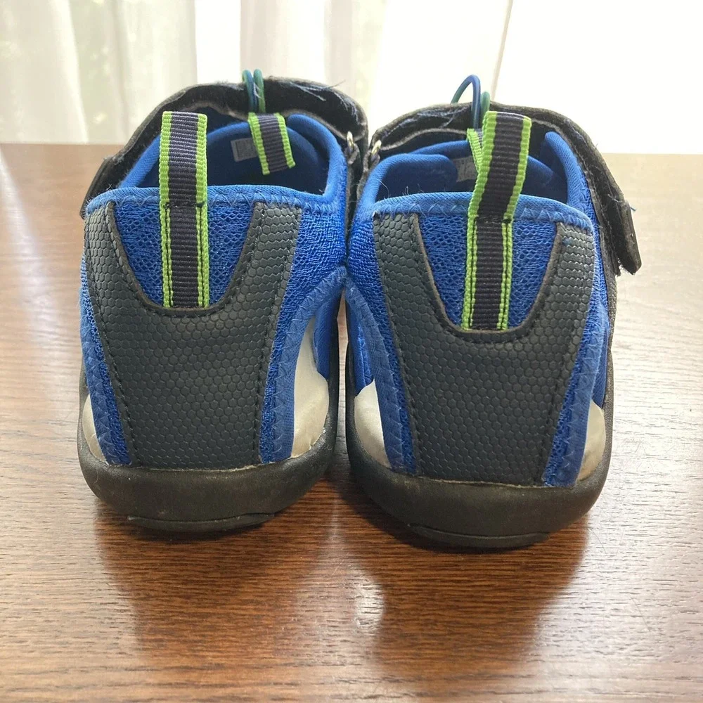 Kamik Electro Teal Water Sandal‎ Aqua Waterproof Shoe Boys 7 Youth HK8036 EUC